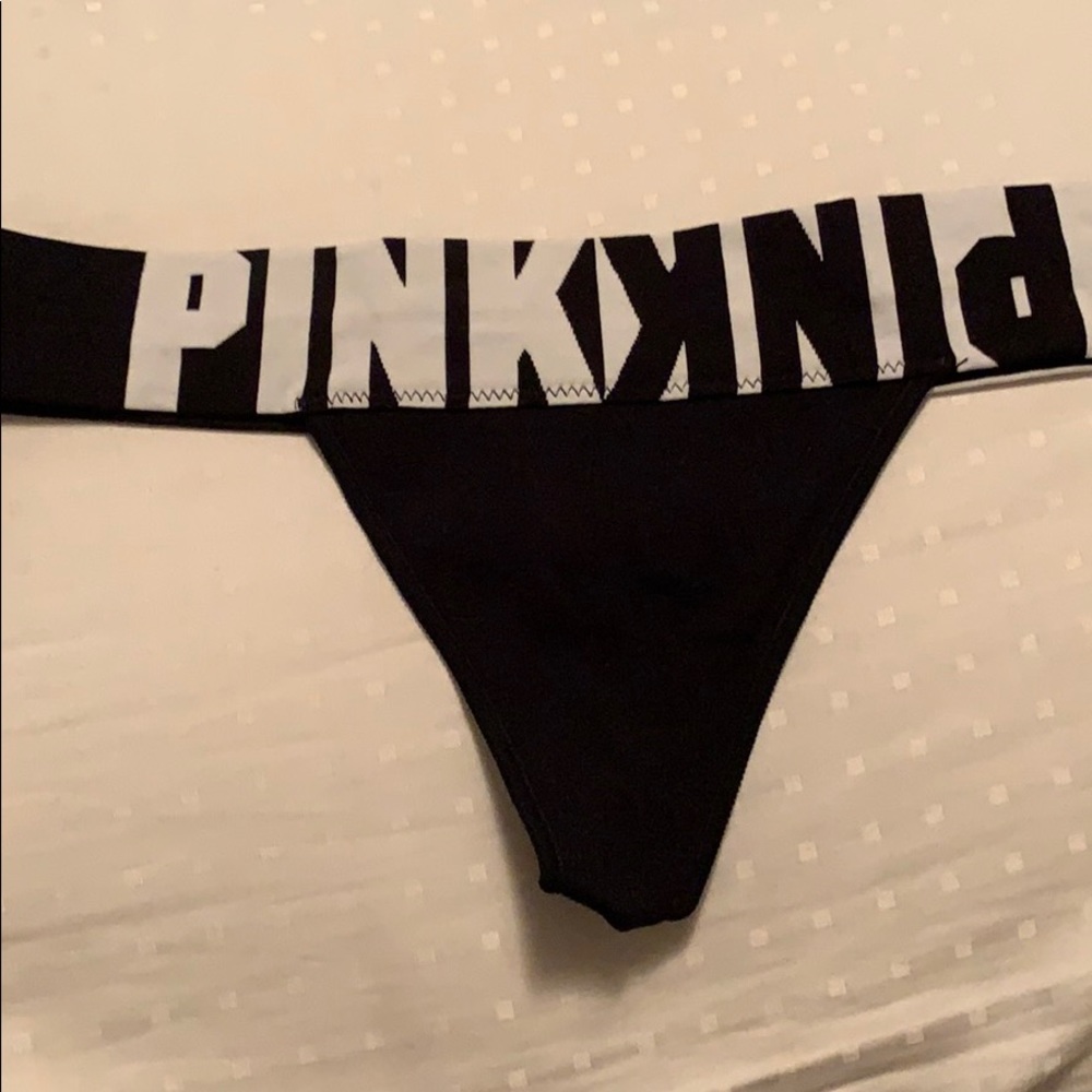 Pink victoria secret thong